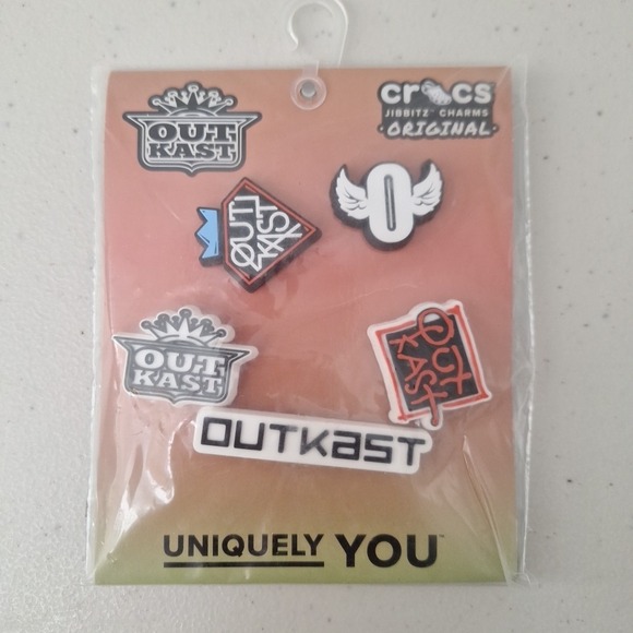 OutKast Crocs Charms Jibbitz Original Uniquely You, 5 Charm Pack, NEW - Picture 3 of 10